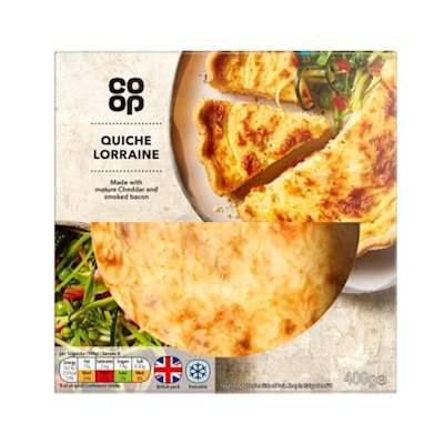 Co-op Quiche Lorraine 400g Co-op Quiche Lorraine 400g