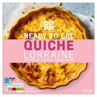 Co-op Quiche Lorraine 400g Co-op Quiche Lorraine 400g