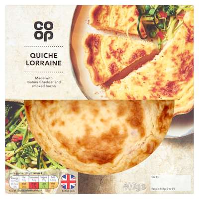 Co-op Quiche Lorraine 400g Co-op Quiche Lorraine 400g