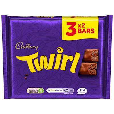 Cadbury Twirl 3 Pack 129G Cadbury Twirl 3 Pack 129G