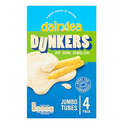 Dairylea Dunkers Jumbo Tubes 4x41g Dairylea Dunkers Jumbo Tubes 4x41g
