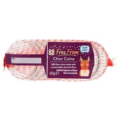 Co-op Free From Choc Coins 60g Co-op Free From Choc Coins 60g