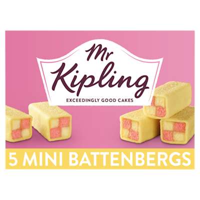 Mr Kipling 5 Mini Battenbergs Mr Kipling 5 Mini Battenbergs