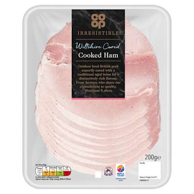 Co-op Irresistible Wiltshire Cured Ham 200g Co-op Irresistible Wiltshire Cured Ham 200g