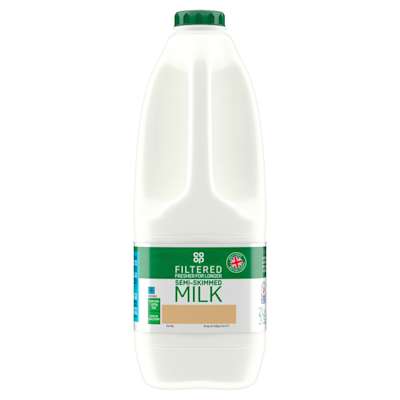 Co-op Fresh Filtered Semi Skimmed Milk 2ltr Co-op Fresh Filtered Semi Skimmed Milk 2ltr
