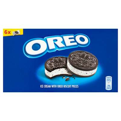 Oreo Ice Cream Sandwich 6pk 330ml Oreo Ice Cream Sandwich 6pk 330ml