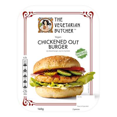 The Vegetarian Butcher Chickened Out Burger 160g The Vegetarian Butcher Chickened Out Burger 160g