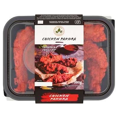 P. K. Foods Chicken Pakora With Tomato And Chilli Dip P. K. Foods Chicken Pakora With Tomato And Chilli Dip