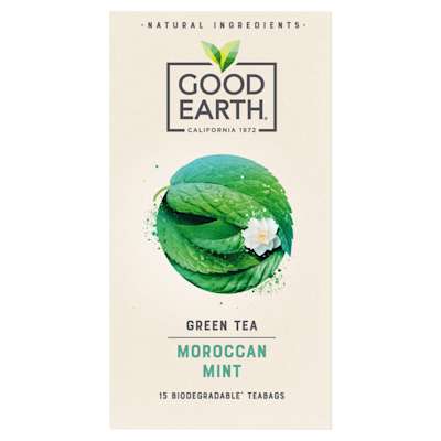 Good Earth Moroccan Mint & Green Tea 15s 27g Good Earth Moroccan Mint & Green Tea 15s 27g