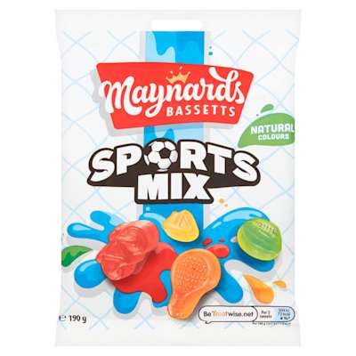 Maynards Bassetts Sports Mix 190g Maynards Bassetts Sports Mix 190g