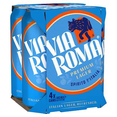 Via Roma 4x440ml Cans Via Roma 4x440ml Cans
