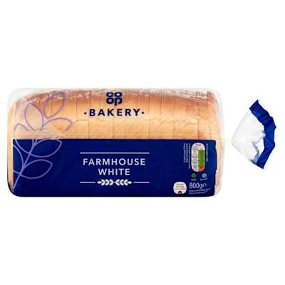 Co-op White Farmhouse Loaf 800g Co-op White Farmhouse Loaf 800g