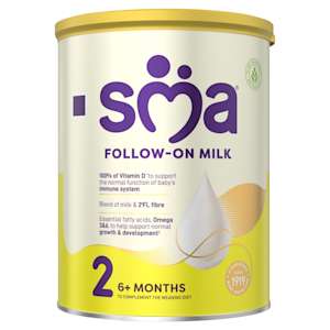 SMA Follow-on Baby Milk Powder Formula 6-12 Months 800g SMA Follow-on Baby Milk Powder Formula 6-12 Months 800g