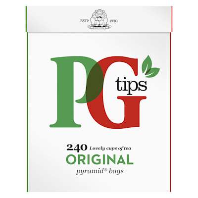 PG Tips 240 Pyramid Tea Bags 696g PG Tips 240 Pyramid Tea Bags 696g