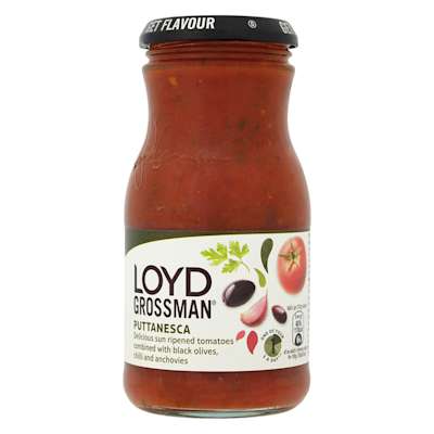 Loyd Grossman Puttanesca Sauce 350g Loyd Grossman Puttanesca Sauce 350g
