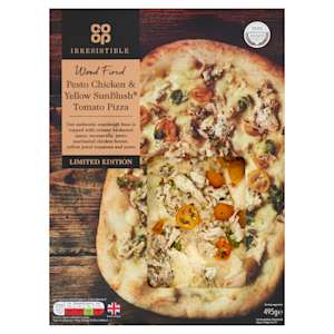 Co-op Irresistible Pesto Chicken Pizza 495g Co-op Irresistible Pesto Chicken Pizza 495g