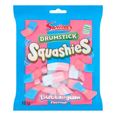 Swizzels Squashies Drumstick Bubblegum Flavour 131g Swizzels Squashies Drumstick Bubblegum Flavour 131g