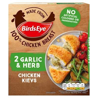 Birds Eye 2 Garlic & Herb Chicken Kyiv 204g Birds Eye 2 Garlic & Herb Chicken Kyiv 204g