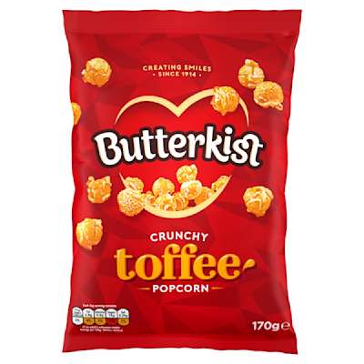 Butterkist Toffee Popcorn 170g Butterkist Toffee Popcorn 170g