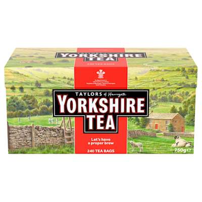 Taylors Yorkshire Tea Bags 240s 750g Taylors Yorkshire Tea Bags 240s 750g