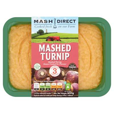 Mash Direct Mashed Turnip 400g Mash Direct Mashed Turnip 400g