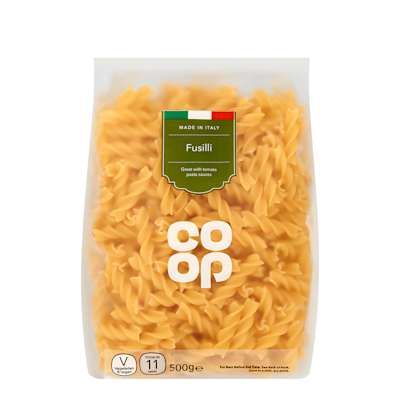 Co-op Fusilli Pasta Twists 500g Co-op Fusilli Pasta Twists 500g