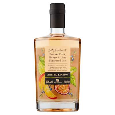 Co-op Irresistible Passion Fruit, Mango & Lime Flavoured Gin 50cl Co-op Irresistible Passion Fruit, Mango & Lime Flavoured Gin 50cl