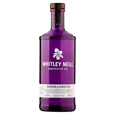 Whitley Neill Rhubarb & Ginger Gin 70cl Whitley Neill Rhubarb & Ginger Gin 70cl