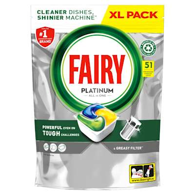 Fairy Platinum Dishwasher Tablet 51pk Fairy Platinum Dishwasher Tablet 51pk