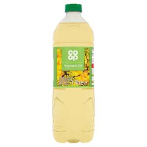 Co-op Pure Vegetable Oil 1ltr  Co-op Pure Vegetable Oil 1ltr