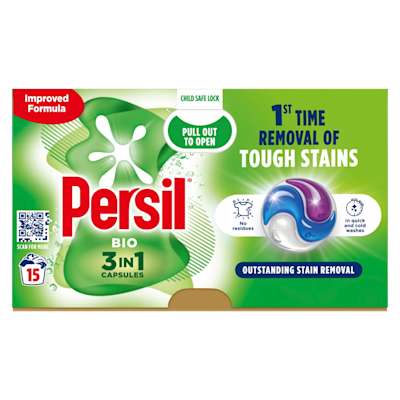 Persil Bio 3in1 Laundry Detergent 15s Persil Bio 3in1 Laundry Detergent 15s
