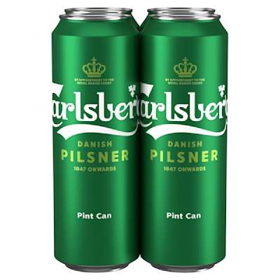 Carlsberg Danish Pilsner Lager Beer 4x568ml Carlsberg Danish Pilsner Lager Beer 4x568ml