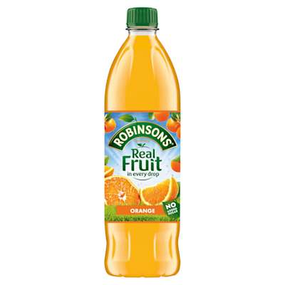 Robinsons Orange No Added Sugar Fruit Squash 1 Ltr Robinsons Orange No Added Sugar Fruit Squash 1 Ltr