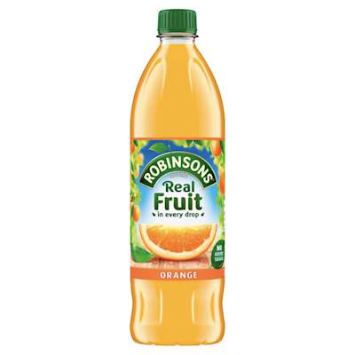 Robinsons Orange No Added Sugar Fruit Squash 1 Ltr Robinsons Orange No Added Sugar Fruit Squash 1 Ltr