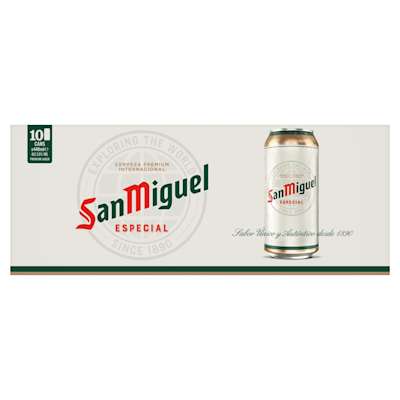 San Miguel Cans 10 x 440ml San Miguel Cans 10 x 440ml