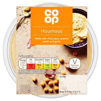 Co-op Houmous Dip 200g Co-op Houmous Dip 200g