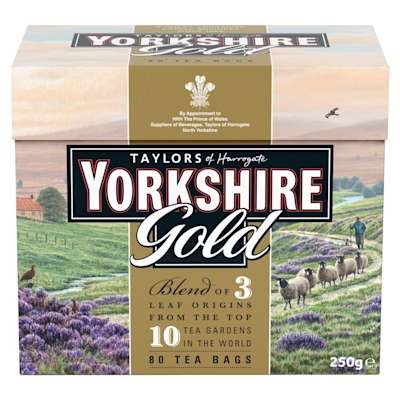 Taylors 80 Yorkshire Gold Tea Bags 250g Taylors 80 Yorkshire Gold Tea Bags 250g