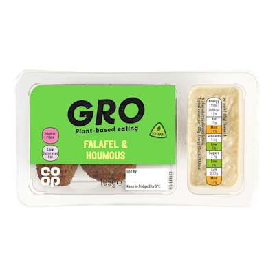 GRO Falafel & Houmous Pot 105g GRO Falafel & Houmous Pot 105g