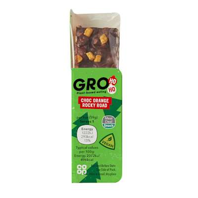 GRO Ho Ho Choc Orange Rocky Road 100g GRO Ho Ho Choc Orange Rocky Road 100g