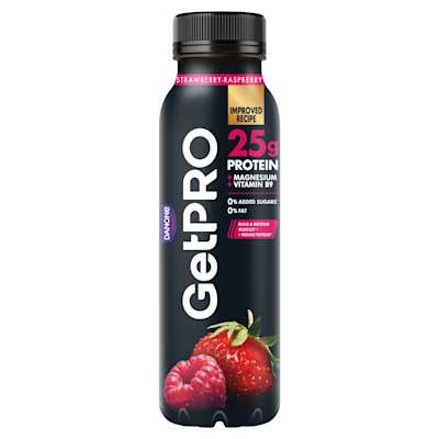 GetPro Strawberry Raspberry Protein Yogurt Drink 300g GetPro Strawberry Raspberry Protein Yogurt Drink 300g