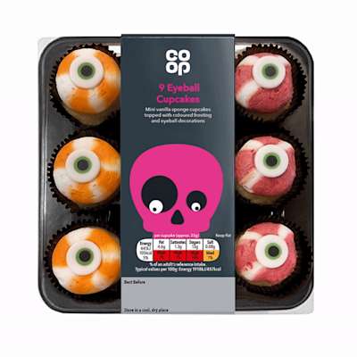 Co-op Eyeball Cupcakes 9 Pack Co-op Eyeball Cupcakes 9 Pack