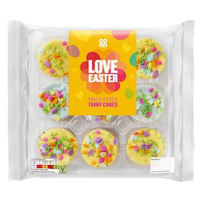 Co-op Easter Fairy Cupcakes 9s Co-op Easter Fairy Cupcakes 9s