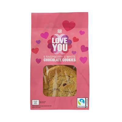 Raspberry & White Chocolate Cookies 5pk Raspberry & White Chocolate Cookies 5pk