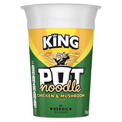 King Pot Noodle Chicken & Mushroom Flavour 114g King Pot Noodle Chicken & Mushroom Flavour 114g