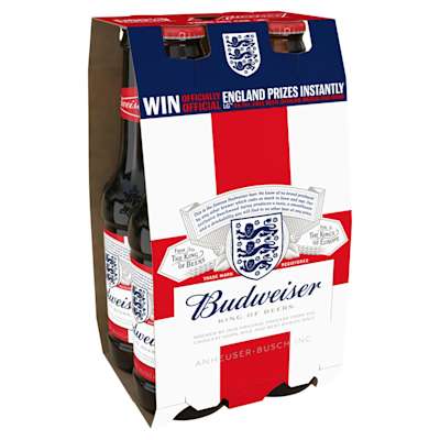 Budweiser Bottle 4x300ml Budweiser Bottle 4x300ml