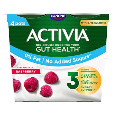 Danone Activia Raspberry 0% 4 x 115g Danone Activia Raspberry 0% 4 x 115g