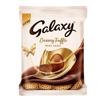 Galaxy Creamy Truffle Mini Eggs 74g Galaxy Creamy Truffle Mini Eggs 74g