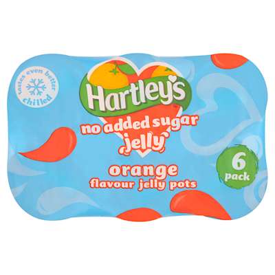 Hartleys Orange No Added Sugar Multipack Jelly Pot 6x115g Hartleys Orange No Added Sugar Multipack Jelly Pot 6x115g