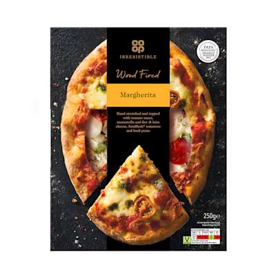 Co-op Irresistible Single Serve Margherita 250g Co-op Irresistible Single Serve Margherita 250g