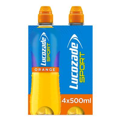 Lucozade Sport Orange 4 x 500ml Lucozade Sport Orange 4 x 500ml